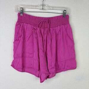 Aerie Hot Pink Pull On Shorts Size S, 100% Viscose, summer, spring, beach, fresh